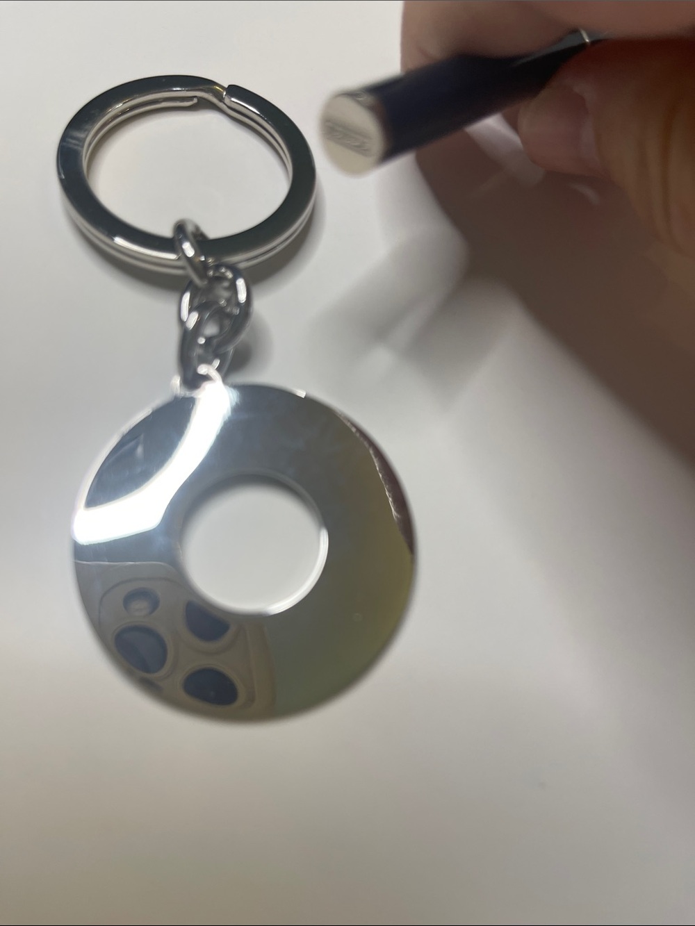 COACH Round Logo Keyring and Coach Pen - Picture 4 of 7